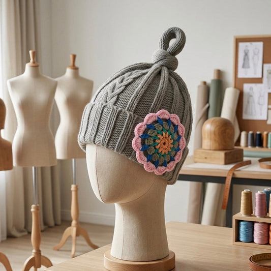 Cappellino in lana merino